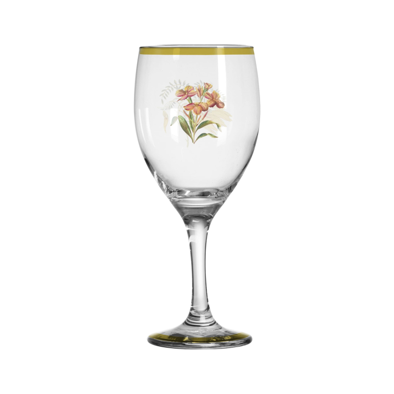 TACA DE VINHO ROYAL BLOOM - Linha Royal Bloom - 
