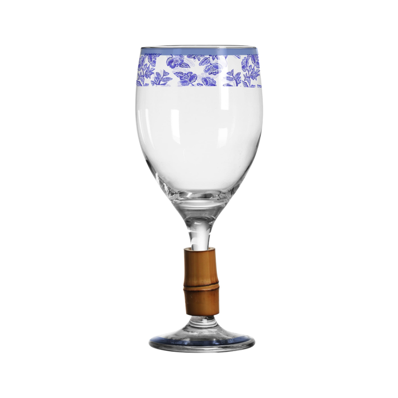 TACA DE VINHO JUNGLE DREAMS ARARA C/ BAMBU - Linha Jungle Dreams - HD - 
