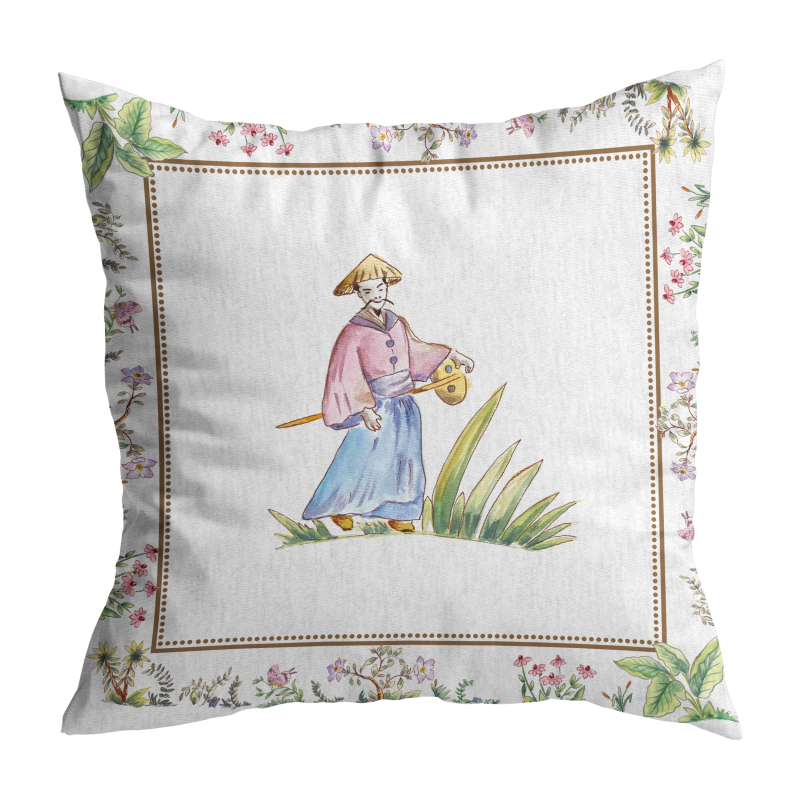 ALMOFADA ORIENT BLOOM - Linha Orient Bloom - 