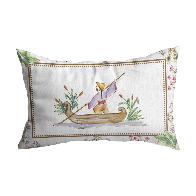ALMOFADA RIM ORIENT BLOOM - Linha Orient Bloom - 
