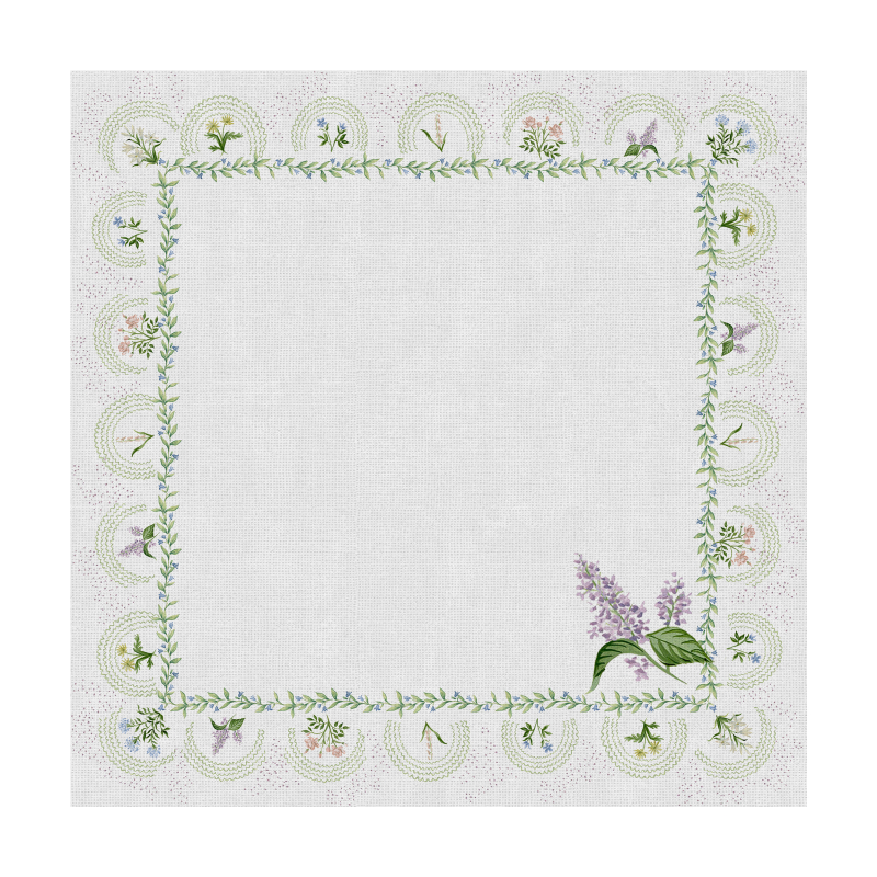 CONJ. GUARDANAPO SECRET GARDEN - Linha Secret Garden - 