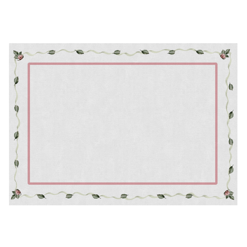 CONJ. JOGO AMERICANO CLASSIC PEONY - Linha Classic Peony - HD - 