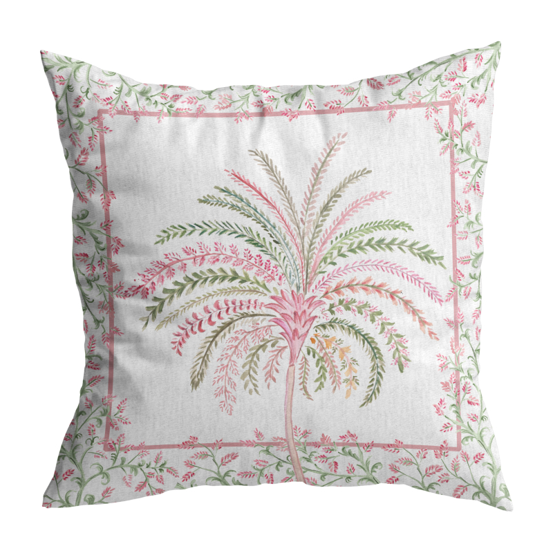 ALMOFADA PINK PALM - Linha Pink Palm - HD - 