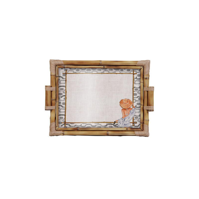 BANDEJA BAMBU DUPLA HELO G - Linha Helô - HD - 