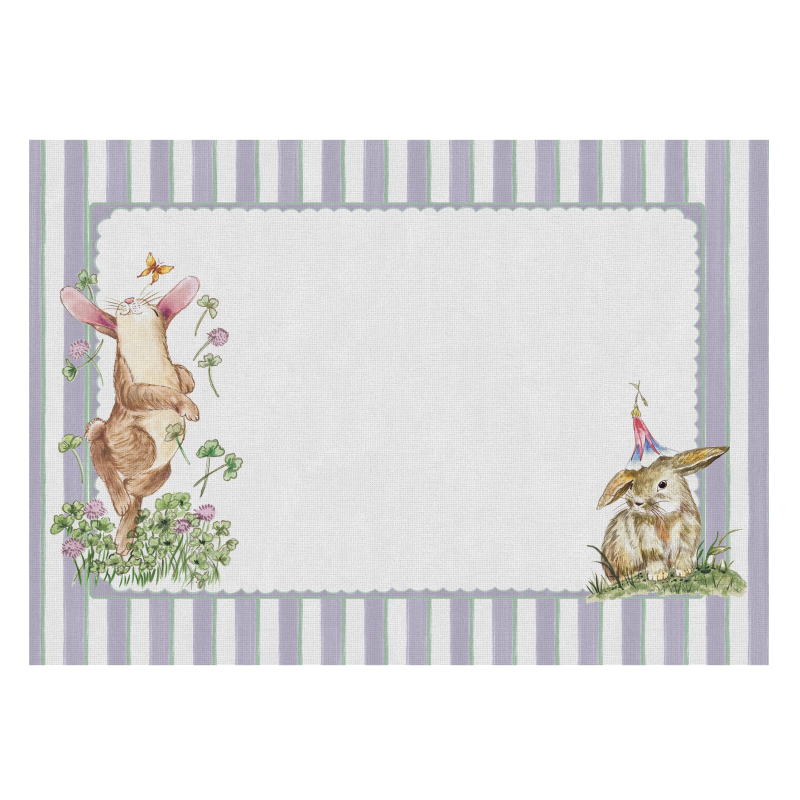 CONJ. JOGO AMERICANO FUN BUNNY - Linha Fun Bunny - HD - 