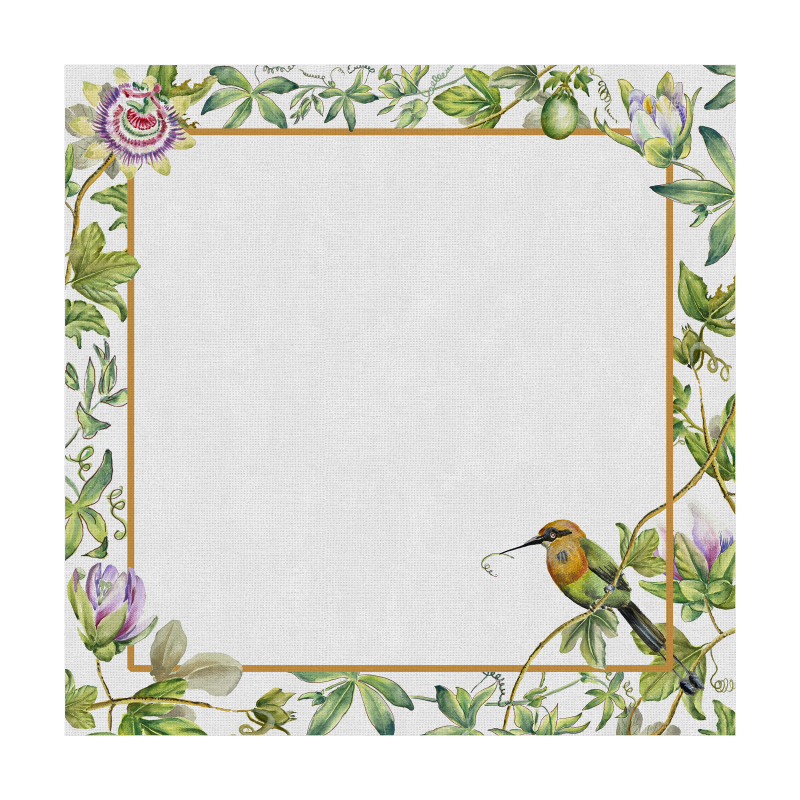 CONJ. GUARDANAPO PASSION GARDEN - Linha Passion Garden - HD - 