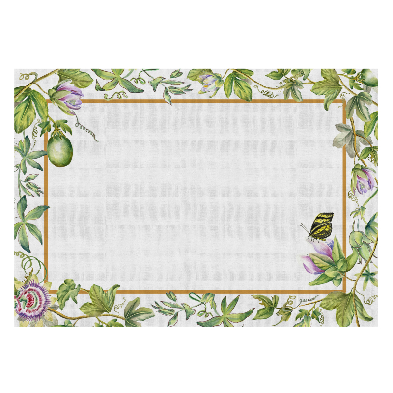 CONJ. JOGO AMERICANO PASSION GARDEN - Linha Passion Garden - HD - 