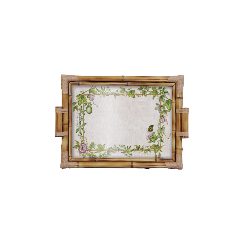 BANDEJA BAMBU DUPLA M PASSION GARDEN - Linha Passion Garden - HD - 