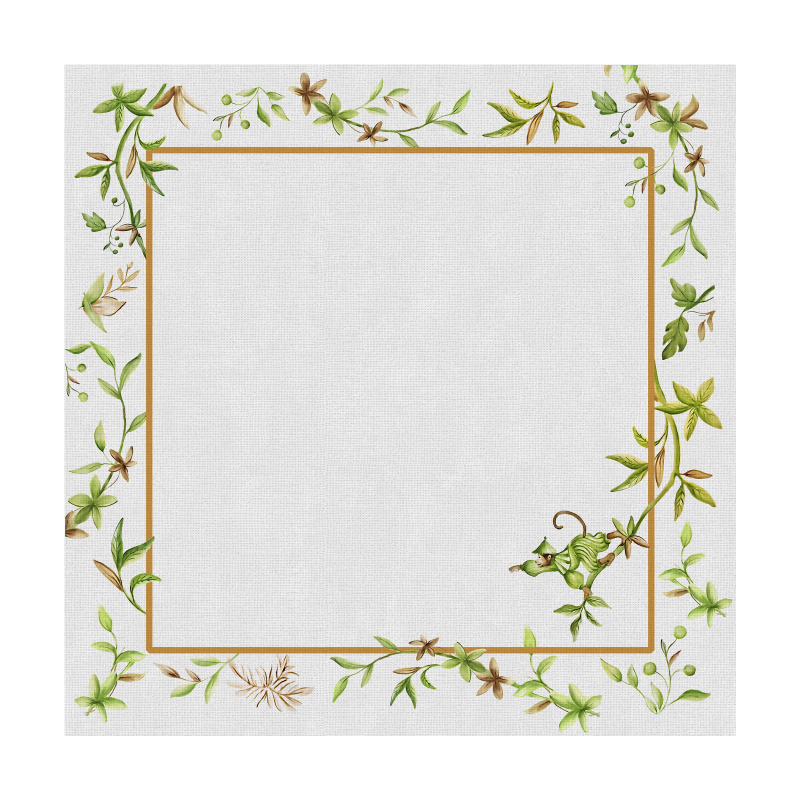 CONJ. GUARDANAPO GREEN MONKEYS - Linha Green Monkeys - HD - 