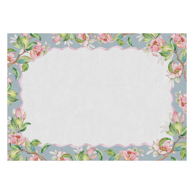 CONJ. JOGO AMERICANO MOMMY FLOWERS - Linha Mommy Flowers - HD - 