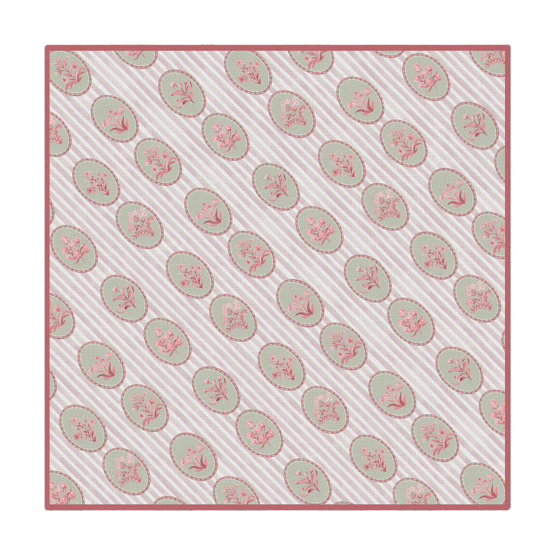 CONJ. GUARDANAPO ESTAMPADO NINA FLOWERS - Linha Nina Flowers - HD - 