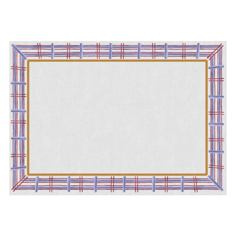 CONJ. JOGO AMERICANO XADREZ UMBRELLOS - Linha Umbrellos - HD - 