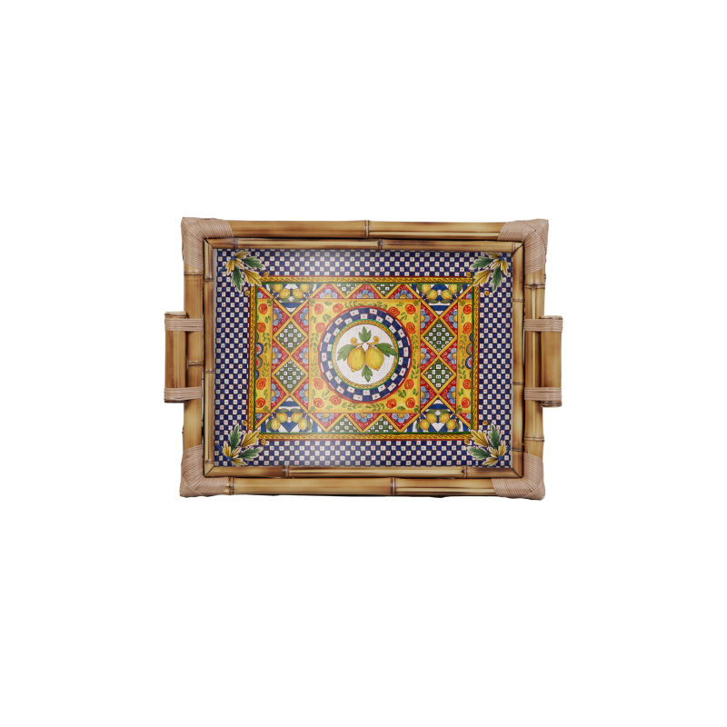 BANDEJA BAMBU DUPLA M DOLCE TAORMINA - Linha Dolce Taormina - HD - 