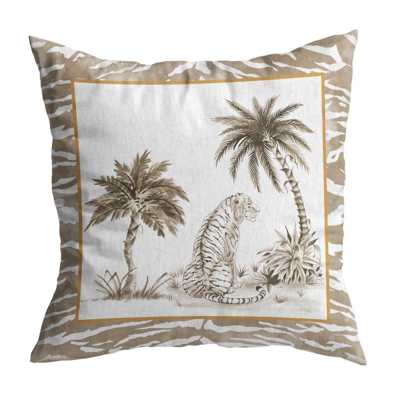 ALMOFADA SAFARI ONCA - Linha Safari - HD - 