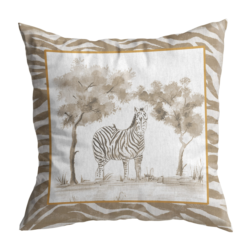 ALMOFADA SAFARI ZEBRA - Linha Safari - HD - 
