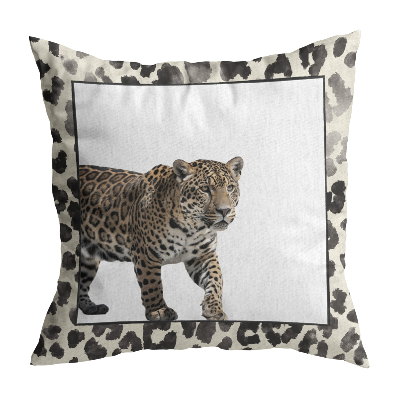 ALMOFADA JUNGLE COLORS ONCA - Linha Jungle Colors - HD - 