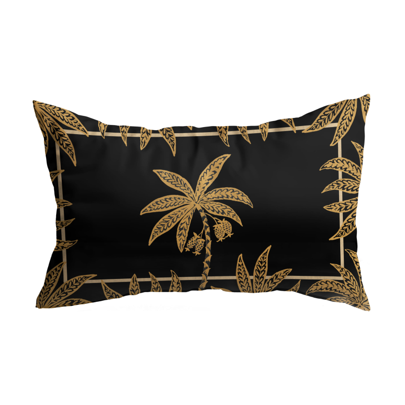 ALMOFADA RIM COCONUT GOLD BLACK - Linha Coconut Gold - 