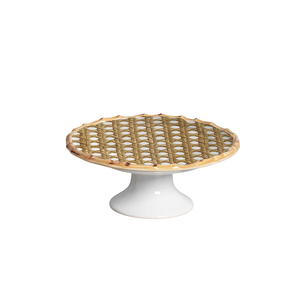 PORTA PETIT FOUR CANNUCCIA NATURAL C/ PE - Linha Cannuccia - 