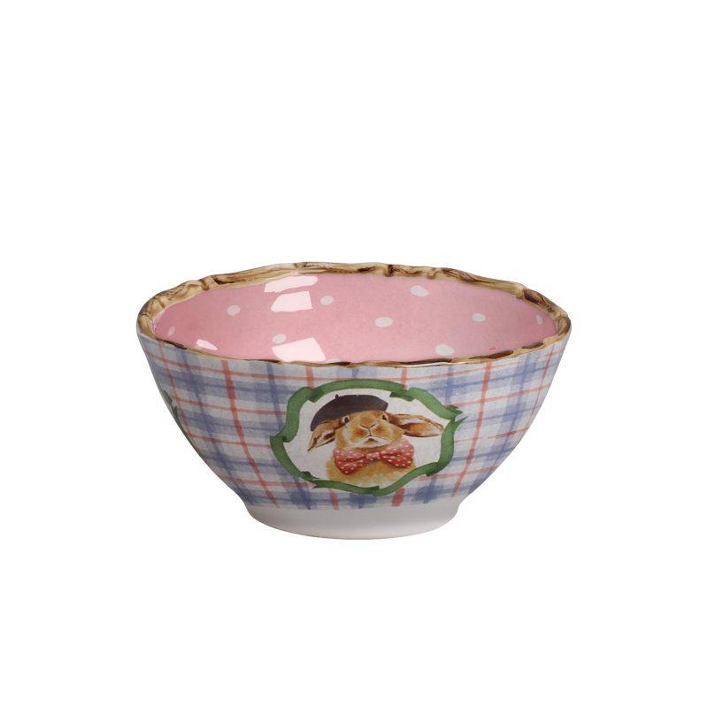 CONJ. 4 BOWL CEREAL RABBIT'S CREW - Linha Rabbit's Crew - 
