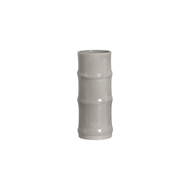 VASO BAMBU GRANDE CONCRETO - Linha Lançamentos Decoração - 
