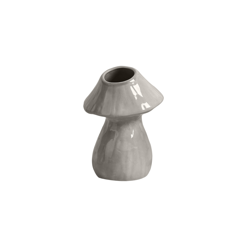COGUMELO ALBA PEQUENO CONCRETO ESMALTE - Linha Lançamentos Decoração - 