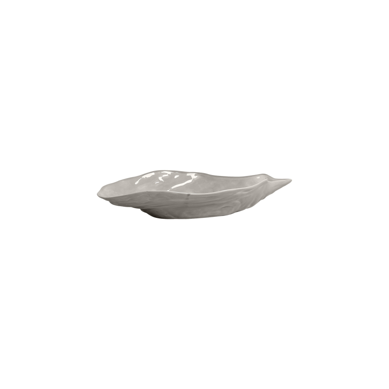 FRUTEIRA OISTER MÉDIO CONCRETO ESMALTE - Linha Lançamentos Decoração - 