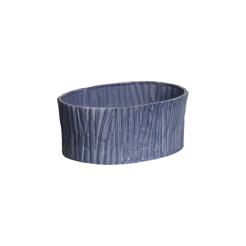 CENTRO DE MESA PEQUENO BAMBU AZUL TATI - Linha Lançamentos Decoração - 