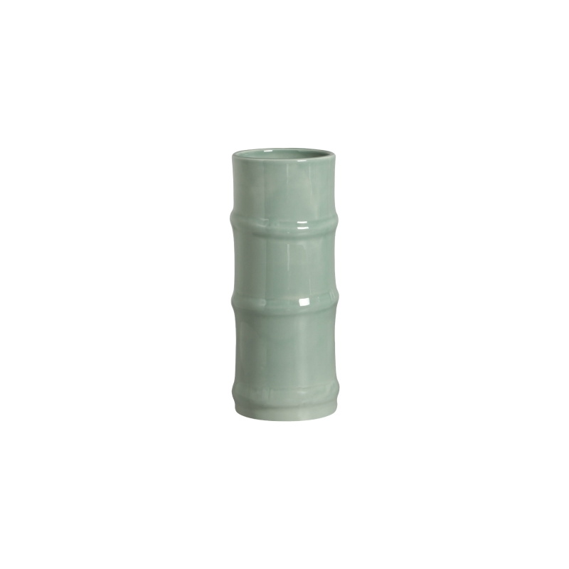 VASO BAMBU GRANDE VERDE TATI - Linha Lançamentos Decoração - 