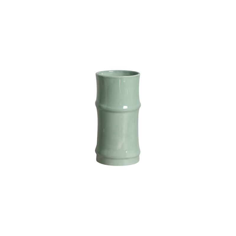 VASO BAMBU MÉDIO VERDE TATI - Linha Lançamentos Decoração - 