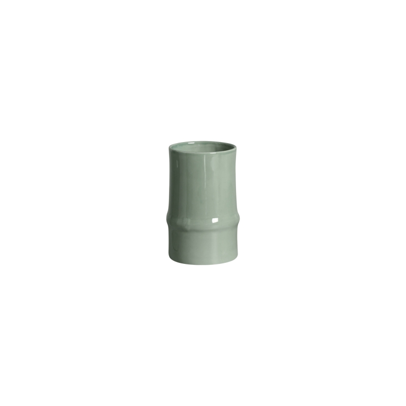 VASO BAMBU PEQUENO VERDE TATI - Linha Lançamentos Decoração - 