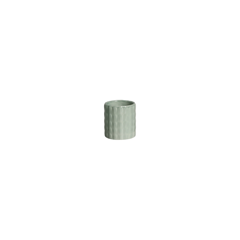 VASO SMALL ESCAMAS P VERDE TATI - Linha Lançamentos Decoração - 