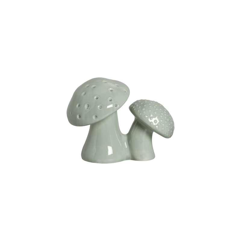 COGUMELO DUPLO VERDE TATI - Linha Lançamentos Decoração - 