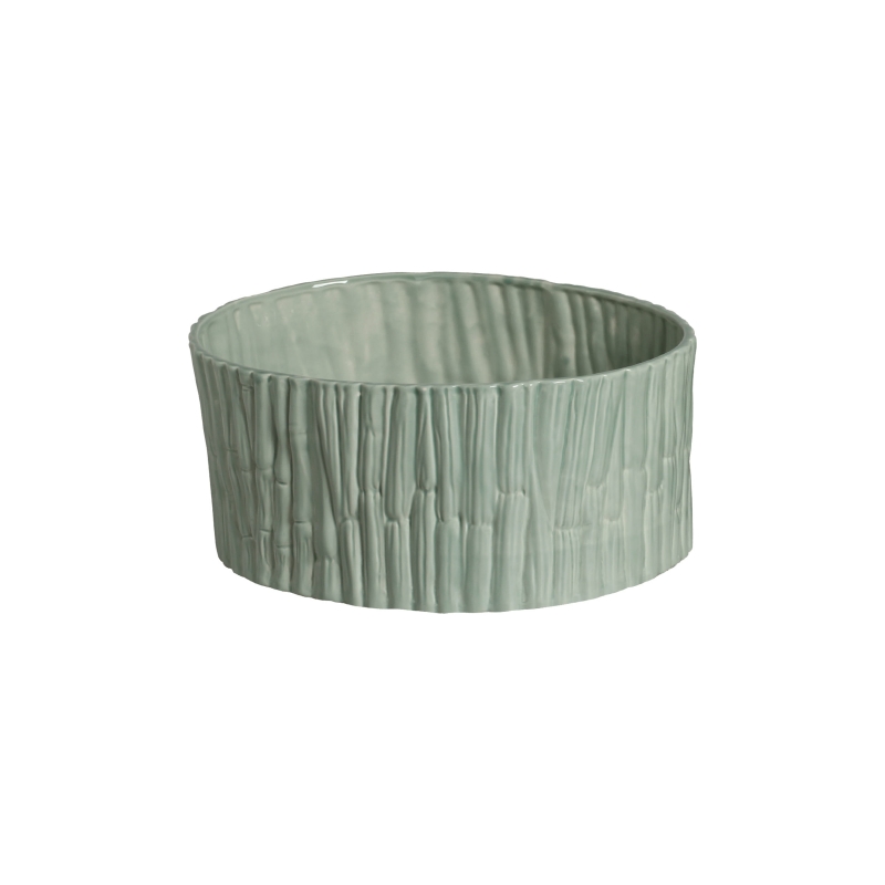CENTRO DE MESA GRANDE BAMBU VERDE TATI - Linha Lançamentos Decoração - 