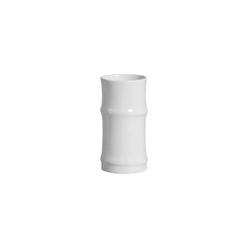 VASO BAMBU MÉDIO BRANCO - Linha Lançamentos Decoração - 