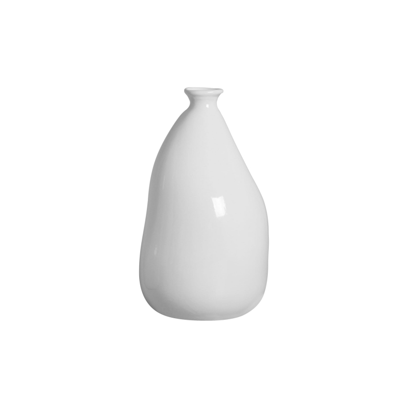 GARRAFA OVAL GRANDE BRANCO - Linha Lançamentos Decoração - 