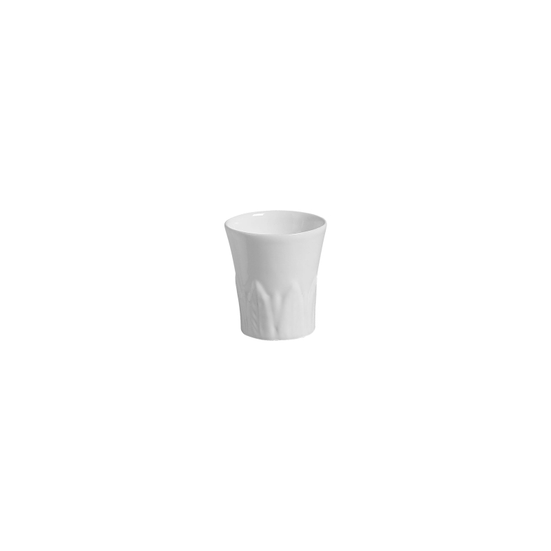 VASO PALM PEQUENO BRANCO ESMALTE - Linha Lançamentos Decoração - 
