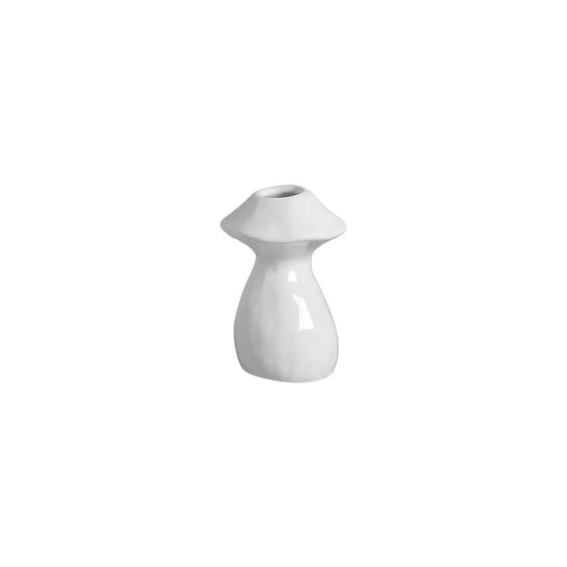 COGUMELO ALBA MINI BRANCO ESMALTE - Linha Lançamentos Decoração - 