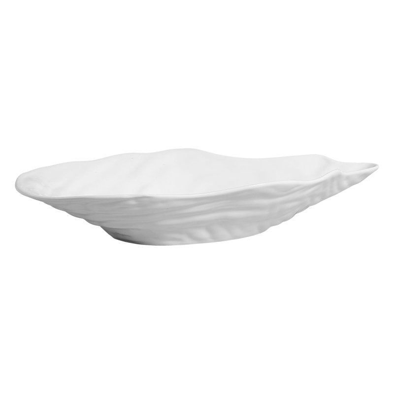 FRUTEIRA OISTER GRANDE BRANCO ESMALTE - Linha Lançamentos Decoração - 