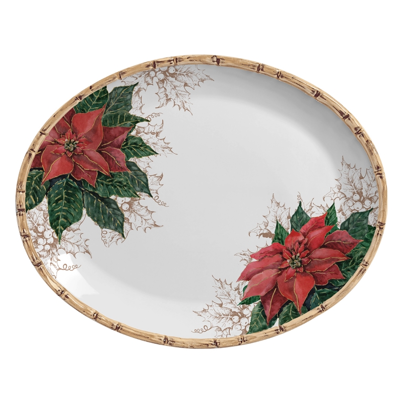 TRAVESSA GRANDE CHRISTMAS FLOWERS - Linha Christmas Flowers - 