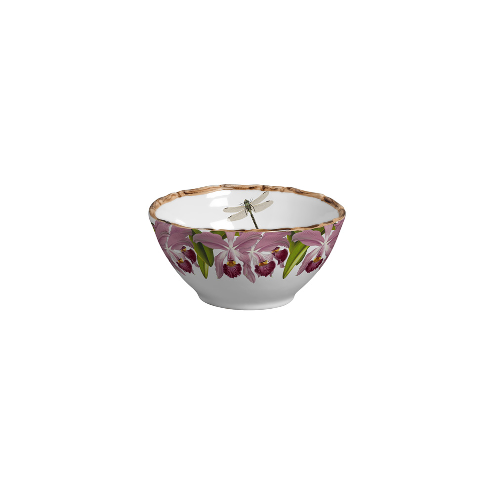 BOWL P/CEREAL ORQUIDEAS - Linha Orquídeas - 