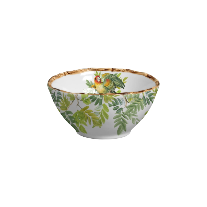 BOWL CEREAL GREEN PARROT - Linha Green Parrot - 