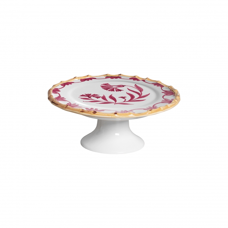 PORTA PETIT FOUR COLORFULL HANDMADE ROSA C/ PE - Linha Colorful Handmade - 