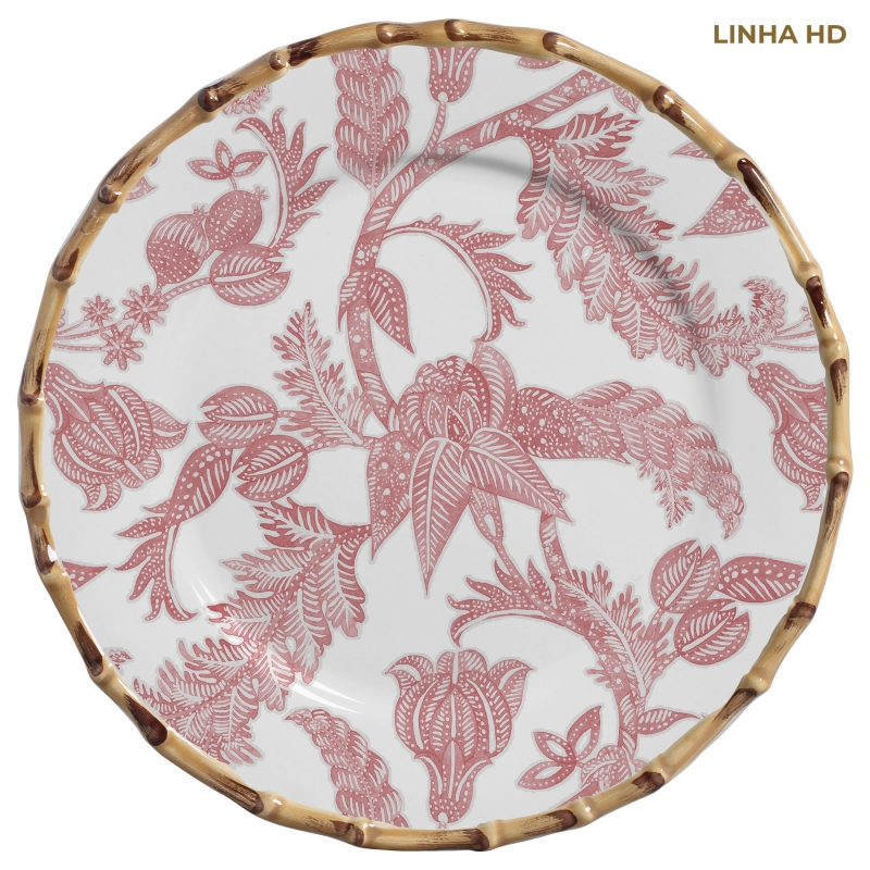 SOUSPLAT FLOWER'S PRINT ROSA - Linha Flower's Print - HD - 