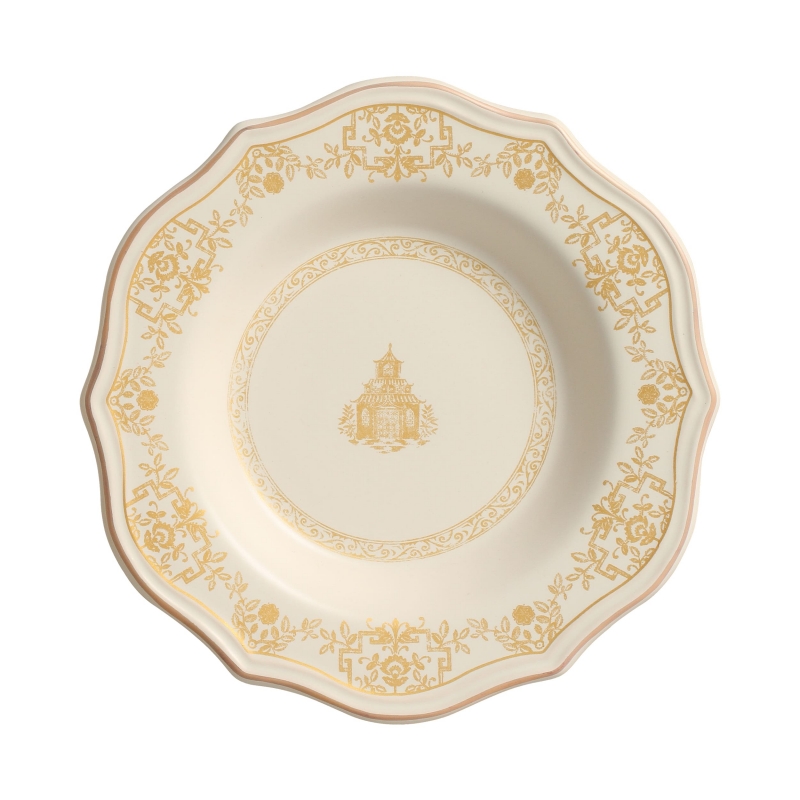 PRATO FUNDO MANDARIM DOURADO - Linha Mandarim Dourado - 
