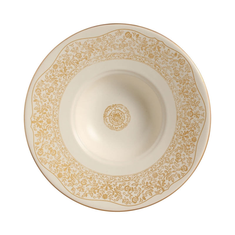 PRATO RISOTO MANDARIM DOURADO - Linha Mandarim Dourado - 