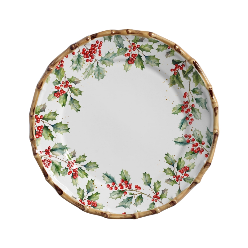 PRATO RASO CHRISTMAS CHEERS ESTAMPADO - Linha Christmas Cheers - 