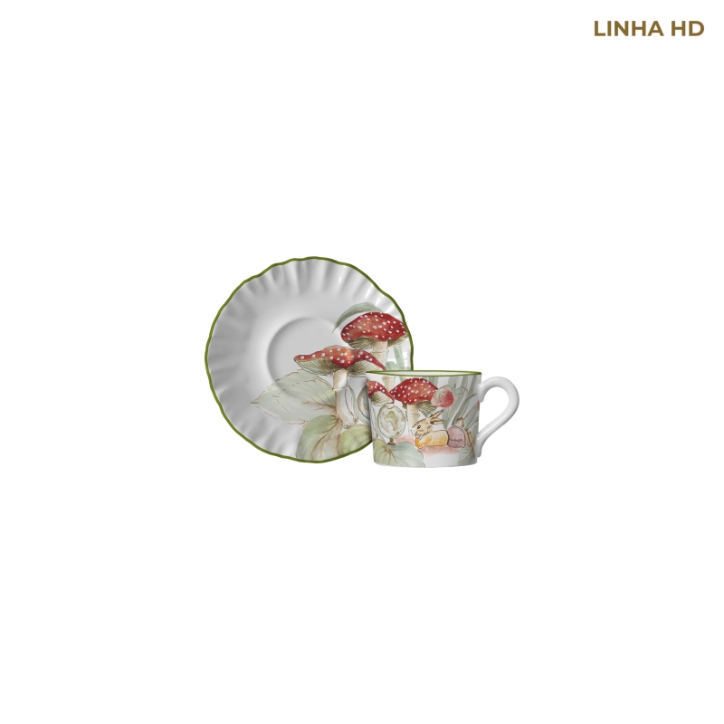XICARA CAFE BUNNY'S NOOK C/ PIRES - Linha Bunny's Nook - HD - 