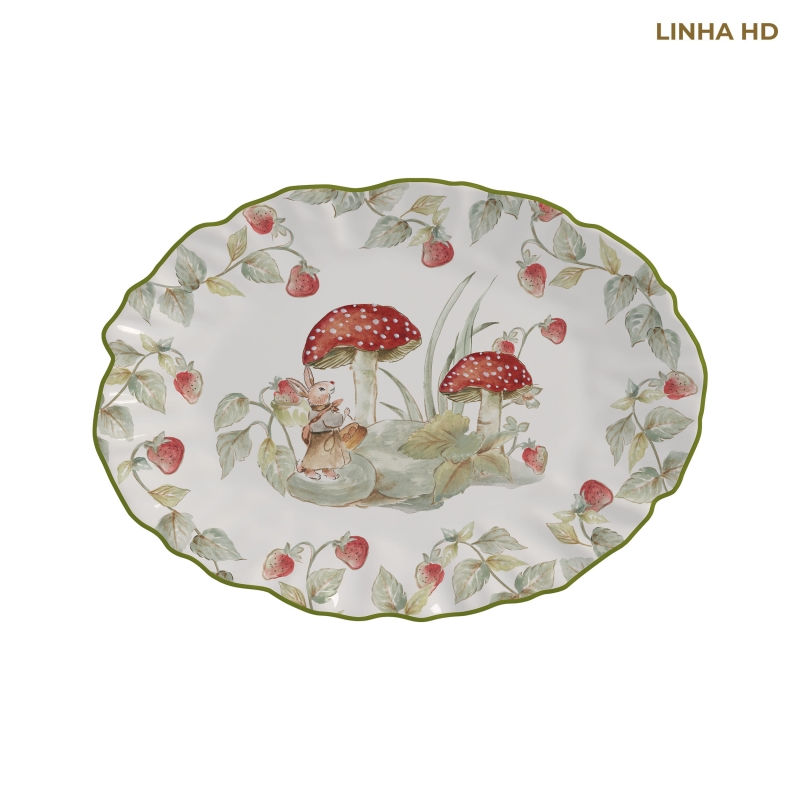 TRAVESSA PEQUENA BUNNY'S NOOK - Linha Bunny's Nook - HD - 