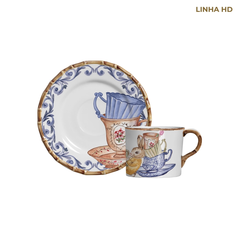 XICARA CHA TEATIME C/ PIRES - Linha Teatime - HD - 