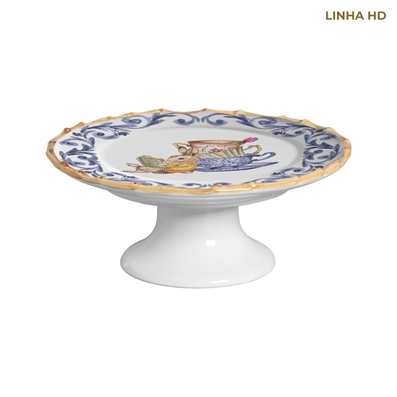 PRATO BOLO TEATIME C/ PE - Linha Teatime - HD - 